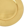 thumbnail image 4 of DecMode 13" Round Gold Melamine Charger, Set of 8, 4 of 7
