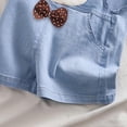 thumbnail image 5 of Akafmk Cute Print Denim Overalls Shorts,Summer Casual One-Piece Jumpsuit,Stylish Outdoor Play Bottoms (Toddler Girl's or Girl's), 5 of 5