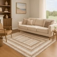 thumbnail image 7 of Addison Rugs Mayfield Premium Machine Washable Transitional Geometric Chocolate Rectangle Rug, 9' x 12', 7 of 7