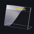 thumbnail image 1 of Business Card Holder Business Card Display Business Card Holder Display Desk Business Card Holder Business Card Holder Premium Acrylic L Shape Scratch Proof Sturdy Durable Business, 1 of 1