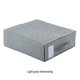 thumbnail image 5 of Organizador de colchas Injueey Gris claro 39*33*12, 5 of 6