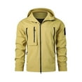 thumbnail image 5 of NOLDARES Men's Warm Jacket Autumn and Winter Jacket Water Resistant Softshell Windproof Coats with Pockets(Green,XXL), 5 of 6