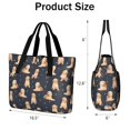 thumbnail image 3 of Tote Bag for Women - Goldendoodle Dog Shoulder Bag - Large Utility Work Duffle Bag with Zipper Handbag for Travel, Work, Sprots, 3 of 5