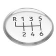 thumbnail image 2 of Miangastore Universal Manual Transmission Sticker for Gear Knob Car Accessories Round Stick Shift Decal for Car Decor Manual Transmission Gear Shift Sticker, 2 of 8