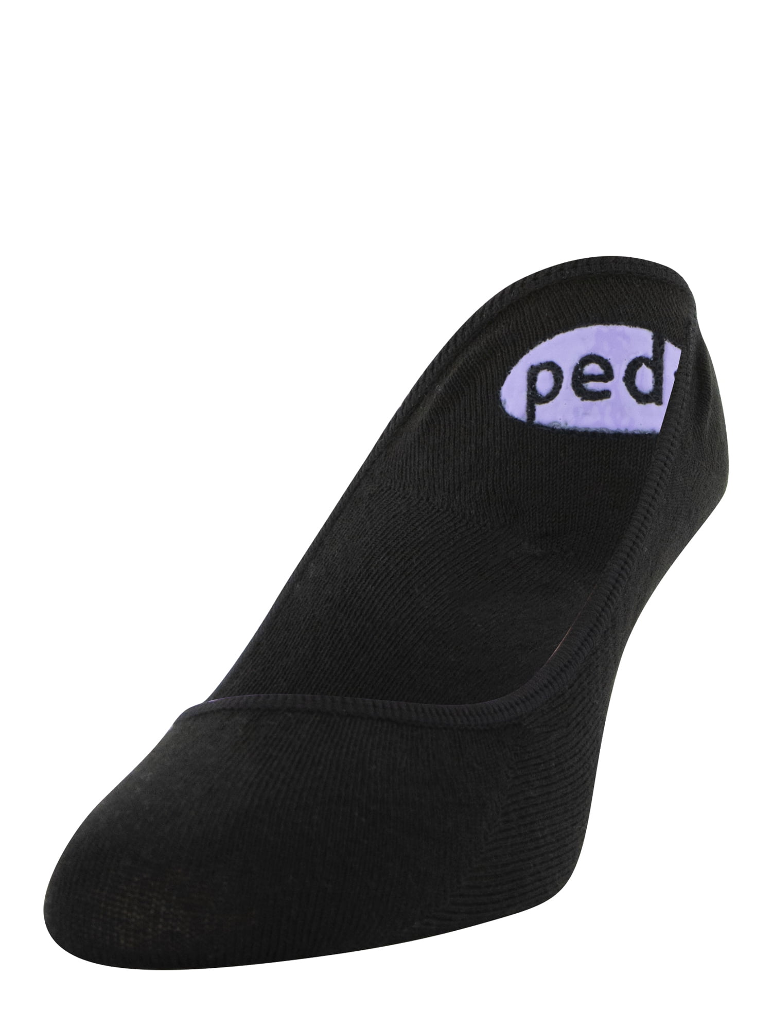 Peds Women's Lightweight Low Cut Liner Socks with Seamless Toe, Shoe Sizes 5-10 and 8-12, 6 Pairs