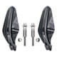 thumbnail image 4 of 1 guardamanos universales de motocicleta de 7/8 "22mm, aptos para todoterreno, ATV, Motocross, Bike, negro, 4 of 9
