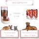 thumbnail image 3 of Comedero Automático para Mascotas Pequeñas y Medianas Set de Bebedero y Comedero Automático 3.8l, Comedero de Viaje y Dispensador de Agua para Perros, Gatos, Mascotas, Animales Rosa BANYUO Electrónica, 3 of 6