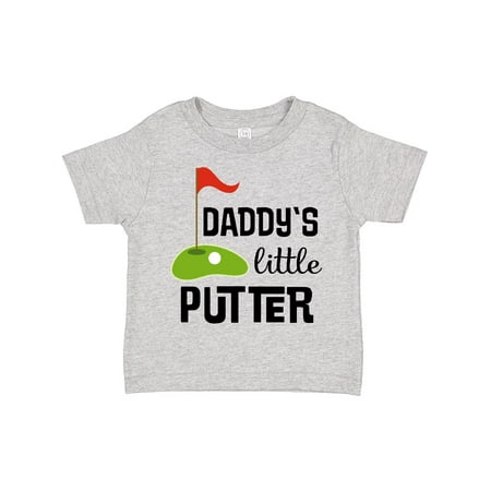 

Inktastic Daddy Little Putter Mini Golf Outfit Gift Toddler Boy or Toddler Girl T-Shirt
