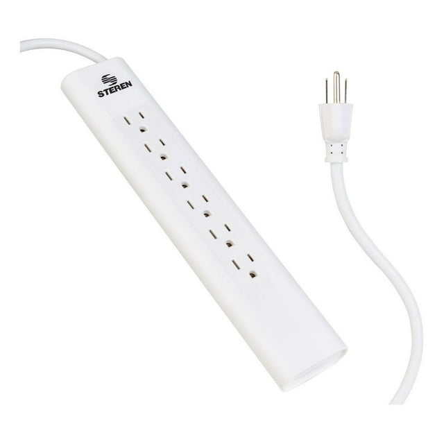 Tira Multicontactos De 6 Salidas Con Cable Extra L | 905-215 Steren 905-215