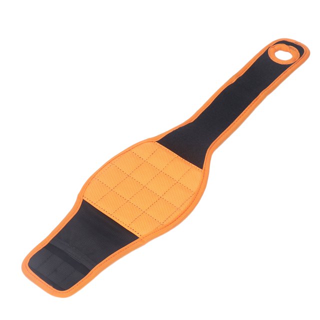 Cinturón De Herramientas Con Imán De Muñeca, Revestimiento De Malla De Pulsera Magnética De Amplia Aplicación De Color Naranja Para Sitios De Construcción