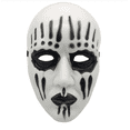 thumbnail image 1 of Máscara de Halloween Slipknot JAMW Cosplay 7 Tipos Sencillez Plata Adulto, 1 of 3