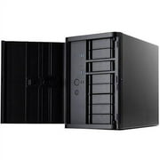 Silver Stone Technologies DS380B Rackmount Storage Server Chassis Premium Mini-ITX DTX Small Form Factor NAS Computer Cases - Black