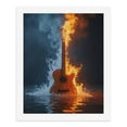thumbnail image 5 of Paint By Numbers Kit for Adults Beginner - DIY Guitar Water Fire Contrast Fusion Canvas Painting Kits for Adults, Frameless Paint By Number for Adults for Home Wall Decor 16x20 Inch, 5 of 7