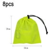 thumbnail image 2 of ENTASSER 8 Pieces Mesh Bags Drawstring Mesh Bags Small Gift Bag with Sliding Drawstring for Toys Gifts 16*18cmgreen, 2 of 6
