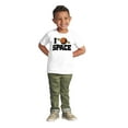 thumbnail image 3 of Saturn Love I Heart Outer Space Toddler Boy Girl T Shirt Infant Toddler Brisco Brands 7T, 3 of 6