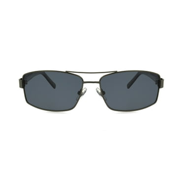 Foster Grant Men's Rectangle Fashion Sunglasses Gunmetal