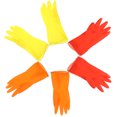 thumbnail image 3 of 3 pares de guantes de cocina, limpieza, lavado, trabajo, guantes de goma, guantes para lavar platos, guantes de lavado, 3 of 7