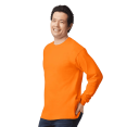 thumbnail image 4 of Gildan Men’s Safety Long Sleeve T-Shirt, Hi Vis Workwear, Safety gear T-shirt, Safety Green, XL, 4 of 5