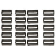 thumbnail image 1 of 20pcs Correa De Reloj Retenedor Aro Bucles Retenedor Soporte Negro Sunnimix Lazos de caucho negro, 1 of 8