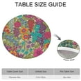thumbnail image 6 of Round Picnic Table Cloth 100% Waterproof & Oil Proof, Elastic Fitted Table Cover for 36"-44" Round Tables, for Dining, Camping, Outdoor, 6 of 7