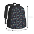 thumbnail image 2 of Balery Shells and Seaweed Backpack for Men and Women - Durable 600D Oxford Cloth -Large Capacity, Water-Resistant School, Travel, and Hiking Bag, 2 of 9