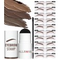 thumbnail image 1 of Kit de plantillas para estampar cejas ALLROSE con 20 plantillas impermeables, 1 of 9