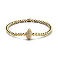 thumbnail image 1 of Isla | 18k Gold | Crystal Conch Shell Charm Bracelet, 1 of 5