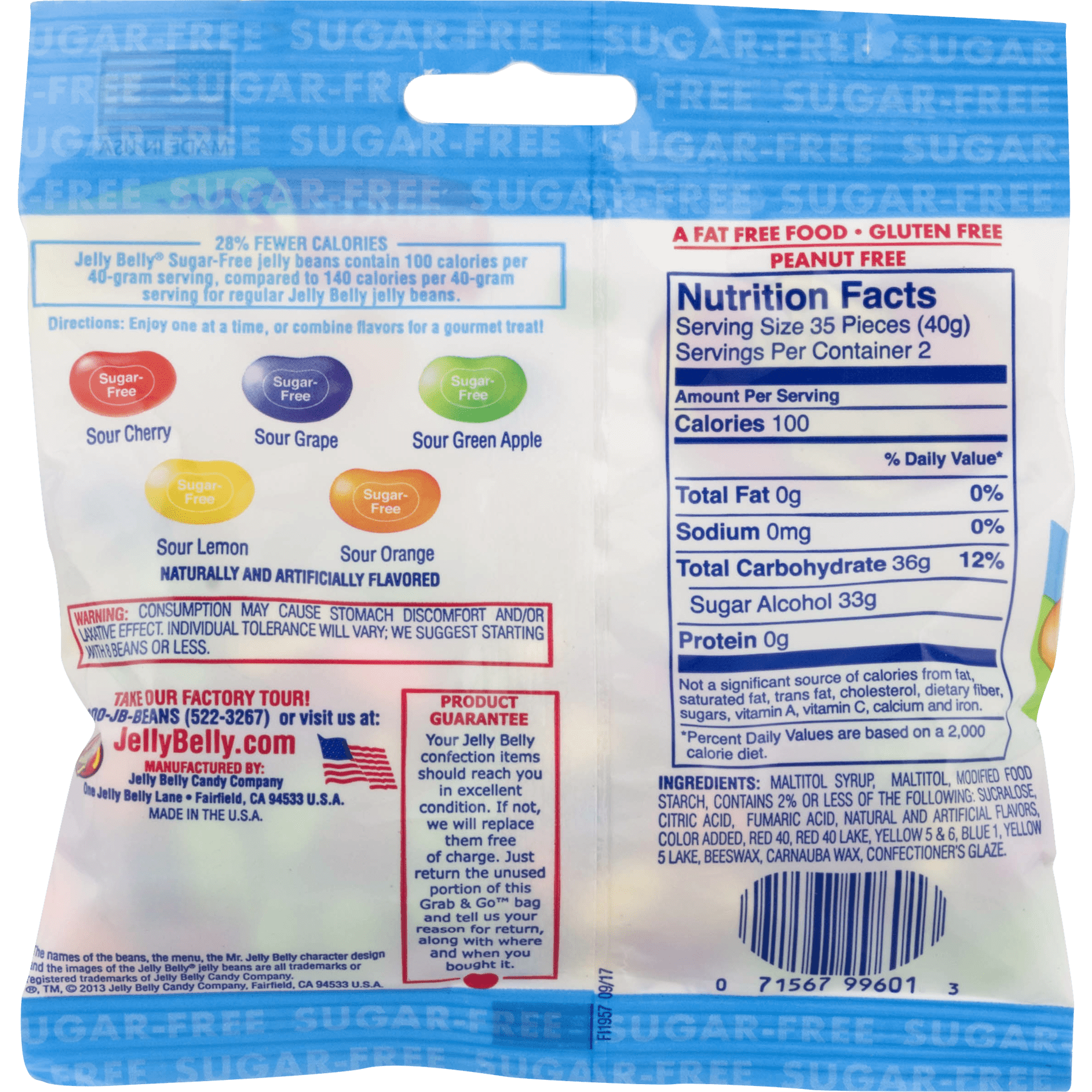Jelly Belly Nutritional Information Ingredients Runners High Nutrition