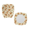 thumbnail image 5 of SCRAWLGOD Capybara Floral Love Beige Non-Slip Office Chair Covers Easy to Remove Desk Chair Slipcovers Scratch Resistant Swivel Chair Cover for Office Decoration, Set of 2, 5 of 7