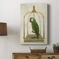 thumbnail image 5 of Green Parrot on Swing Premium Gallery Wrapped Canvas - Ready to Hang, 5 of 9