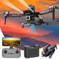 thumbnail image 3 of Cool 7 Year Old Boy Gifts, Brushless Motor Drone with 1080P Camera 2.4G Wifi FPV Rc Quadcopter with Headless Mode Follow Me Altitude Hold Obstacle Avoidance Toys Gifts for Kids Adults, Black, 3 of 9