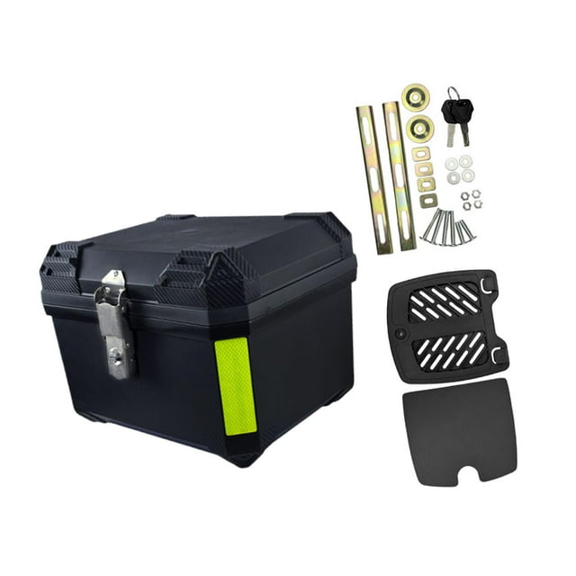 koolsoo Motorcycle Top Case Helmet Bag Lockable Motorcycle Accessories Moto Top Box 42.5x35x31cm
