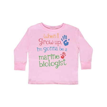 

Inktastic Marine Biologist Future Gift Toddler Boy or Toddler Girl Long Sleeve T-Shirt