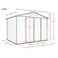 thumbnail image 3 of COVER-IT 8 x 6 x 6 ft Brown Shed, 3 of 3