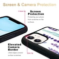 thumbnail image 4 of Case for iPhone 11 6.1 Inch,Purple Butterfly Pattern TPU Bumper Anti-Slip Case, 4 of 5