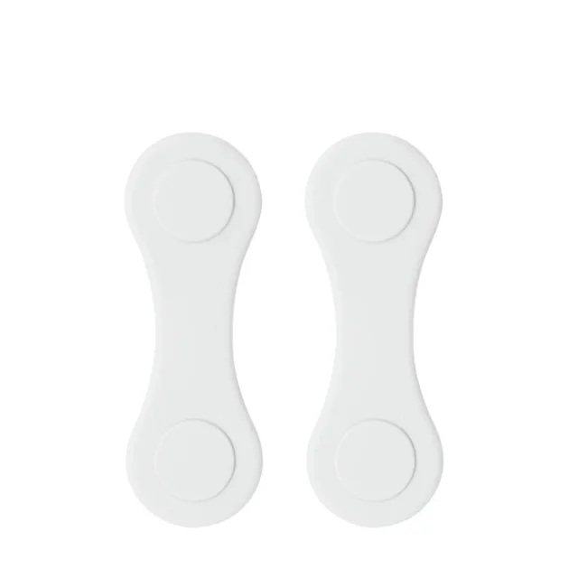 Silicone Golf Ball Marker Holder Strong Magnetic Mini Golf Position Calibration Clamp Professional Reusable Useful Golf Supplies 2PCS White