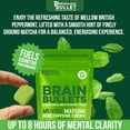 thumbnail image 3 of 160mg L-Theanine + 80mg Caffeine Chews – Mint Matcha Flavour, Increases Productivity, Mental Clarity, Alertness | 2 Packs - 16 Servings | Brain Bullet | Energy Gum & Focus Gummy Upgrade, 3 of 8