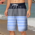 thumbnail image 2 of XINPING Big and Tall Swim Trunks for Men Slim Fit Hawaiian Print Quick-Dry Vacation Beach Shorts with Pockets Anti-Chafe Beach Shorts Bathing Suits, 2 of 6