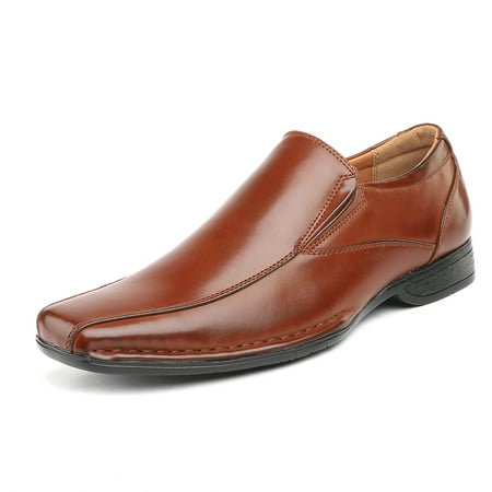 BRUNO MARC Men Fashion Comfort Classic Square Toe Slip On Loafers Oxford Dress Shoes Size 6.5-13 GIORGIO-1 Size 9