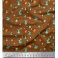 thumbnail image 1 of Soimoi Cotton Duck Fabric Egg & Rabbit Animal Print Fabric by The Yard 42 Inch Wide, 1 of 1