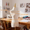 thumbnail image 5 of Mohsoe Female Mannequin Torso with Adjustable Height Metal Body Stable Square Base Detachable Clothing Display for Retail Stores Boutiques Tailor Shops Wedding Dress Photography Home Decoration, 5 of 9