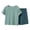 Green, variant on Bovxnpu Girls Boys Outfits Set Boys Girls Short Sleeve Sleepwear Set Casual Home Sleepwear 2Pc Set