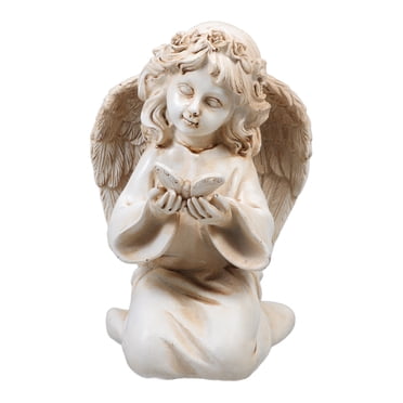 Garden Angel Statue Home Decoration Tabletop Angel Decoration Classic Angel Statue Angel Modeling Figurine Yard Angel Model