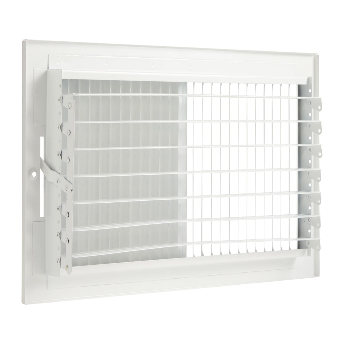 White Air Vent Register, 8x14 Vent Cover with Damper for Wall or Ceiling  for HVAC Systems with 13.25 x 7.25 In Opening - Walmart.com