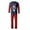 czb# Red31, variant on CUZIBR Family Outfits Matching Sets Plaid Classic Crewneck Cute Hat Letter Print Long Sleeve Shirt And Trousers Casual Clothes Cozy Clothing Outfit For Dad Outfits Set,Red,L