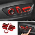 thumbnail image 2 of WEISIPU 6Pcs For Toyota Camry 2018-2023 ​Glossy Red Inner Seat Adjust Knob Cover Trim, 2 of 5