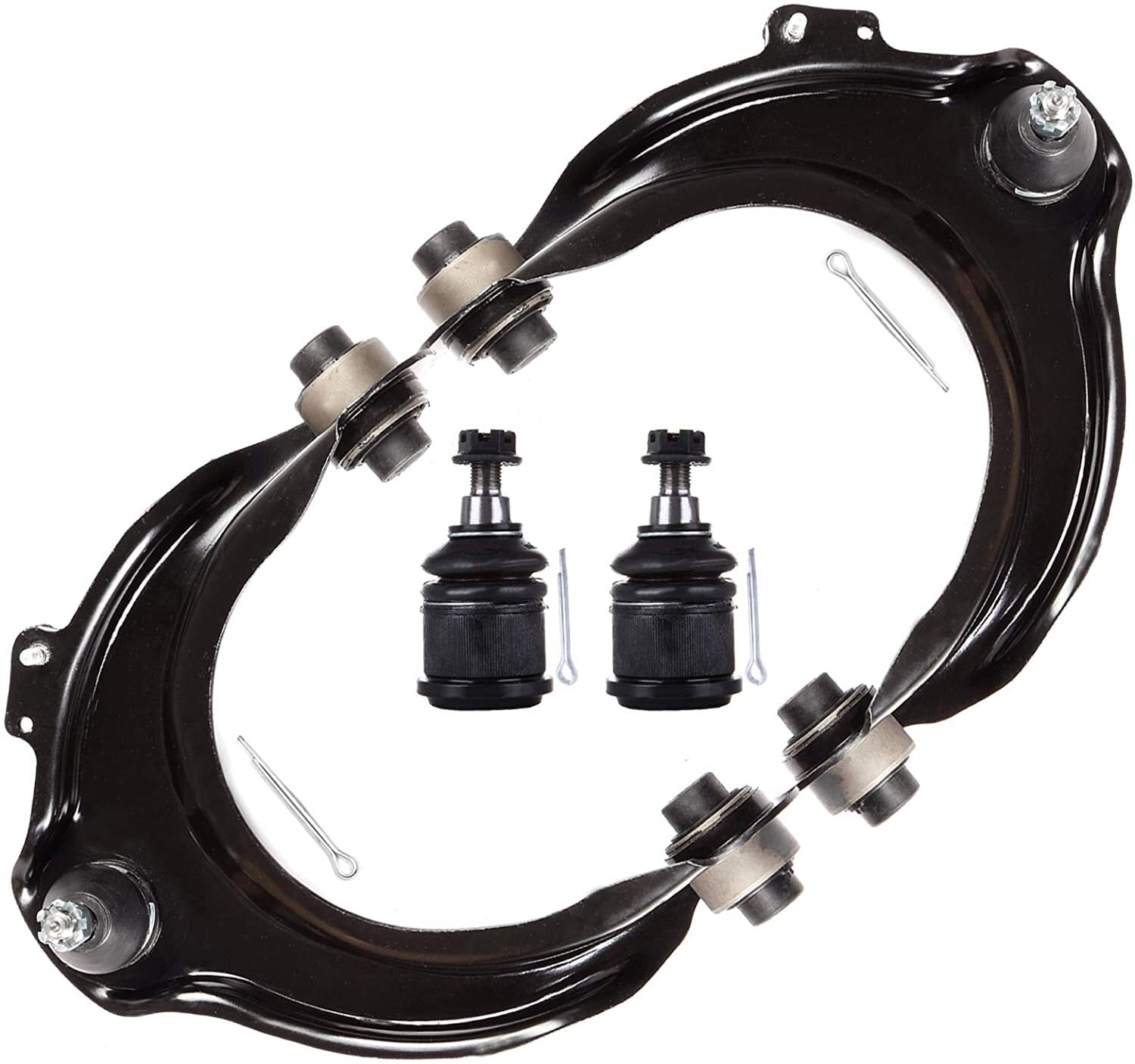 CCIYU Lower Ball Joints Upper Control Arms Compatible fit for 20042008