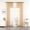 Gold, variant on Kate Aurora 2 Piece Extra Long Lightweight Grommet Top Sheer Voile Window Curtain Panels - Assorted Colors
