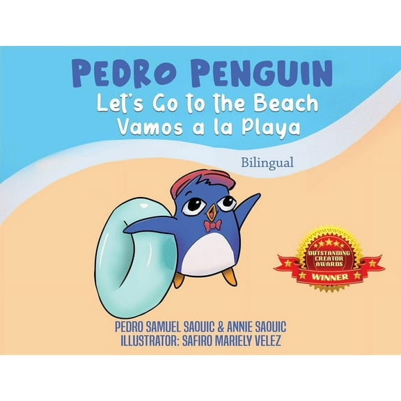 Pedro Penguin: Let's Go to the Beach, (Paperback)