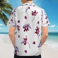 thumbnail image 6 of High Quality Hawaiian Shirts for Men Short Sleeve Aloha Beach Shirt Floral Summer Casual Button Down Shirts Blouses 3BA5OI, 6 of 7